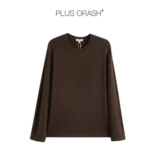 PLUS CRASH必入结构口粮打底绵羊毛混纺圆领保暖舒适内搭男女同款 商品图6