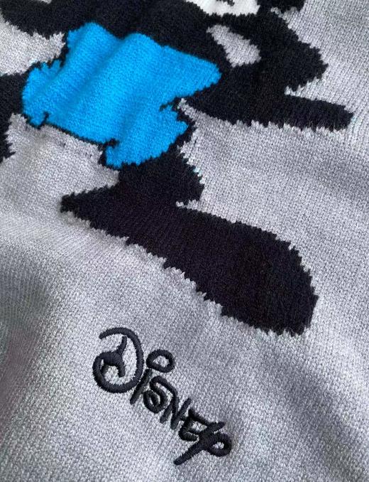 D120812秋冬新品联名款织花圆领针织套头毛衣男女同款 商品图12