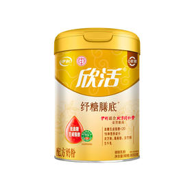 伊利欣活纾糖膳底配方奶粉（同仁堂联名）800g 0蔗糖 低GI认证 高蛋白中老年奶粉