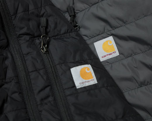 原单正品 Carhartt 美版 卡哈特冬季超轻保暖棉服 正品保真 越南拉回 这是一款轻便的保暖夹克 外壳轻便并且防水  可内搭可外穿 
黑色L-3XL 灰色XL-3XL 商品图5