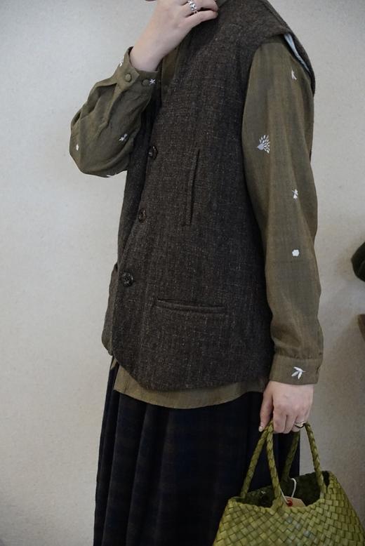 Susuri2色羊毛马甲 商品图10