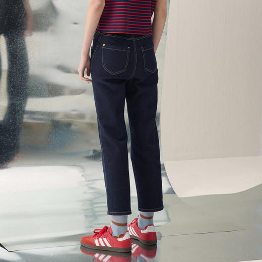 谜底烟管裤九分裤2026年春季新品修饰腿型显瘦牛仔裤女261MJ0083 商品图2