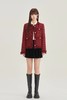 NINA RAISE 红色夹棉气质小香风粗线呢外套 21699 商品缩略图3