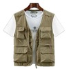 春季新款工装多口袋v领休闲钓鱼摄影无袖坎肩薄款背心马甲男 商品缩略图4