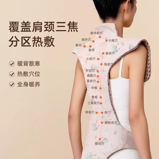 陈艾红花龙骨热敷包 温暖三焦大面积覆盖督脉 拒绝腰腹拥堵模拟天然晒背 元气大人电热敷包 商品图1