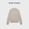 ROMI STUDIO”高支数羊绒羊毛“细腻柔软宽松灰套头毛衫 RWCASU6754 商品缩略图1