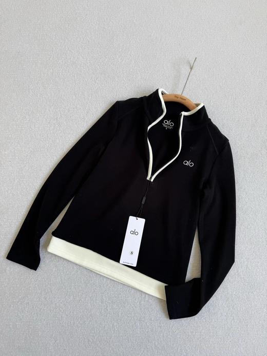 D120810女士秋冬新品羊毛半拉针织衫保暖长袖上衣 商品图5