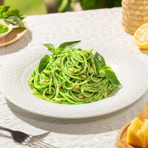 良工坊罗勒松子青酱意面124g 意大利面速食 商品图2