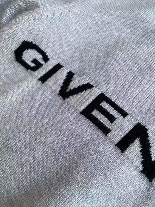 D120812秋冬新品联名款织花圆领针织套头毛衣男女同款 商品图6