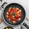 炊大皇 炒锅 316不锈钢炒菜锅双面蜂窝纹不粘炒锅32cm 可立锅盖CG32SY 商品缩略图2