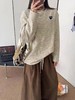 D120857亲肤不扎人兔毛细腻柔滑条纹打底衫 商品缩略图8