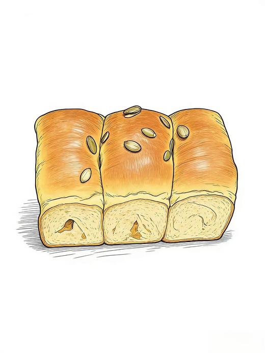 乳酪南瓜吐司 商品图1