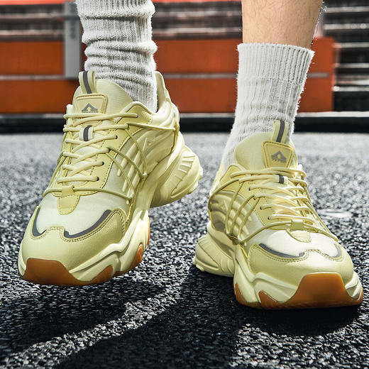 【天跑冰山熔岩老爹鞋TP6062】✅透气超纤鞋面，细腻舒适 ✅加固宽大圆鞋头防撞耐踢，鞋身两侧KPU流线设计，挺阔不软塌-PWJCY 商品图6