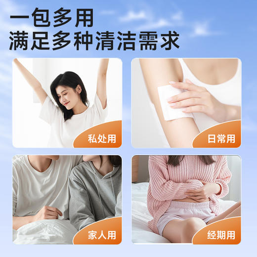 德佑三重植萃湿厕纸80片*4包 商品图4