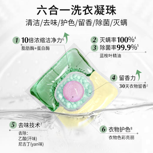 【任意两盒99】绽家双重爆香精油六合一洗衣凝珠38颗/盒 3款香型 商品图5