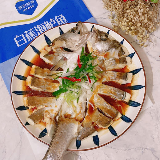 【肉多刺少】鲜到鲜得 海鲈鱼1050g/包（3条/包） 三去处理 商品图3