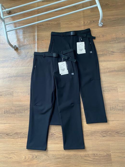 可隆男士户外运动软壳裤防泼水防风加绒长裤 商品图1