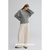 MAISON CECILE 四色|磨毛超糯温暖亲肤松弛蝙蝠袖含羊毛打底上衣 商品缩略图4
