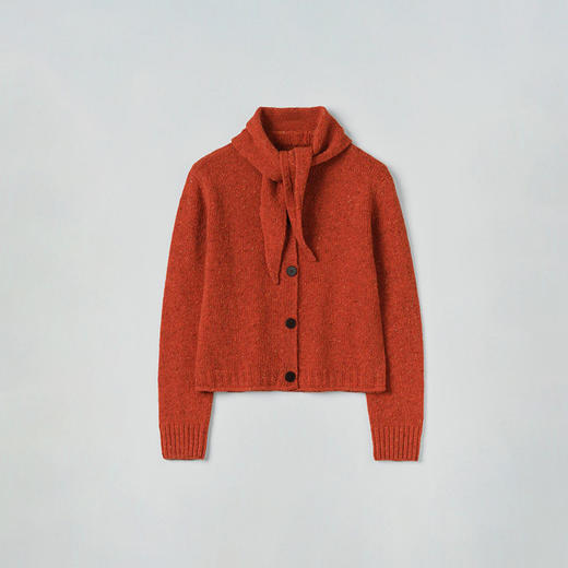 TOAST Donegal Merino Neckerchief Cardigan 女装美利奴羊毛开衫 商品图3