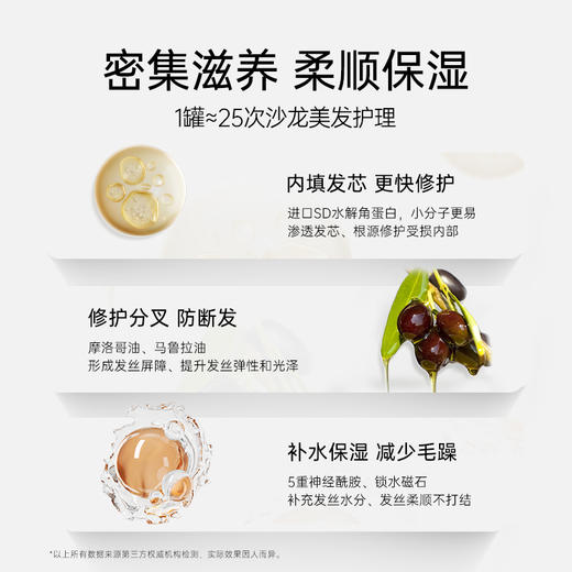 勒士发质修护强韧滋养发膜 修护受损发质 商品图2