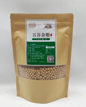 百岁粮农 黄豆牛皮纸自封袋1kg（H）