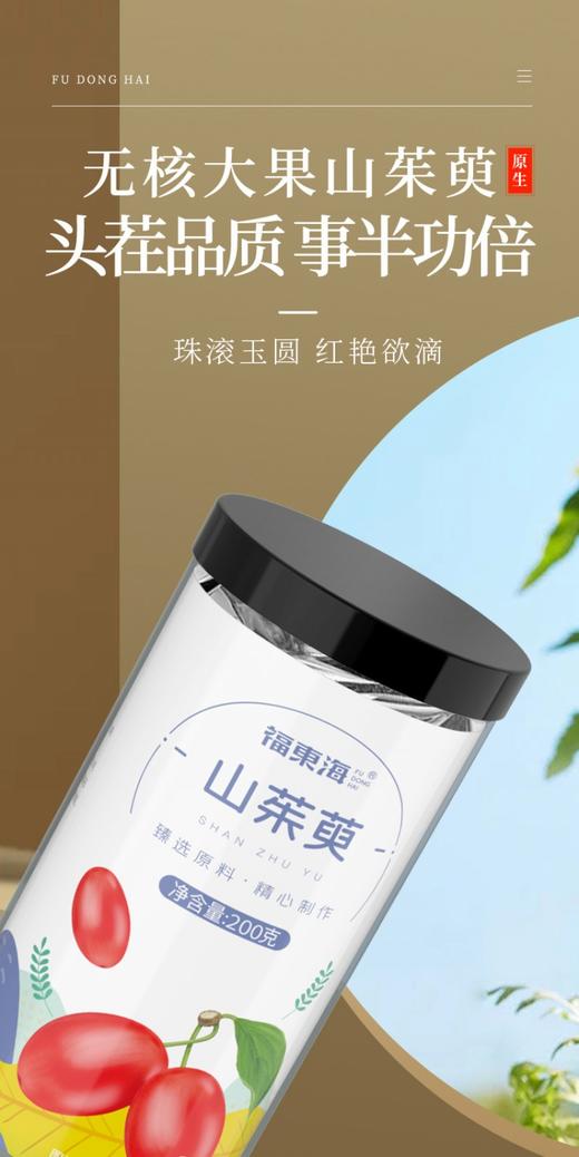 【福东海】山茱萸200克/瓶 商品图1