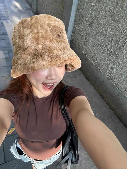 D120844冬日氛围感瞬间拉满！巴塞罗熊渔夫帽 商品图6