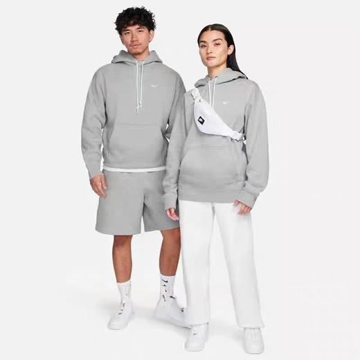 D120859加绒小logo刺绣小勾休闲潮流套头帽衫 商品图5