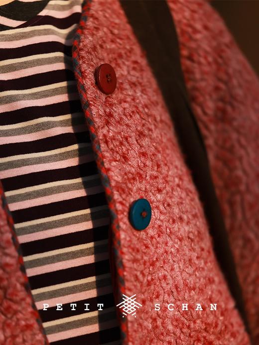 PETIT SCHAN小闪 CLO#983 A Stripes Party 条纹派对 进口条纹针织磨毛撞色套头衫 商品图4
