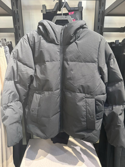 安踏（ANTA）防泼水羽绒服丨短款鸭绒保暖连帽羽绒外套女款风衣162447919 商品图1