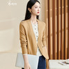 剩S/M/XL 米思阳2025冬季新款气质简约开衫短外套质感修身针织纯色上衣2343 商品缩略图0