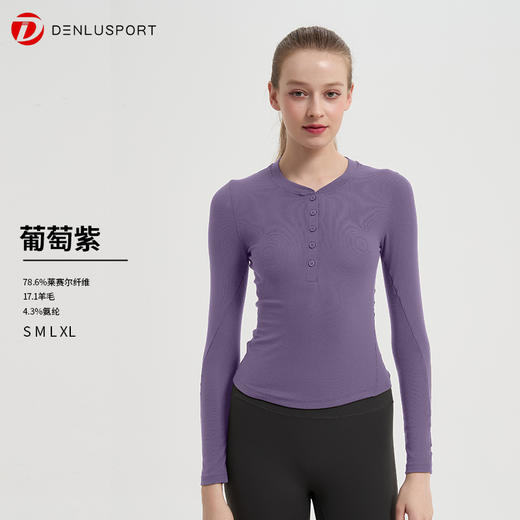 2025秋冬新款羊毛衫亨利衫长T DY66227# 商品图4