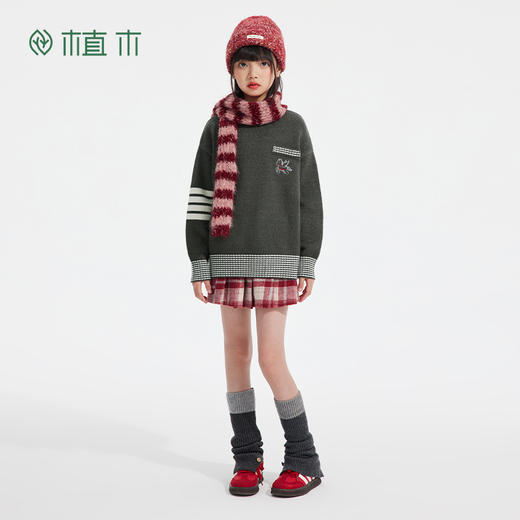 【年服】植木男女童可爱Q版敦煌翼马毛衣55M289022 商品图2