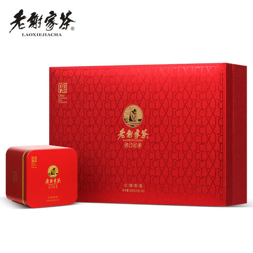 老谢家茶 祁红香螺 红螺嫩毫礼盒 300g 商品图0