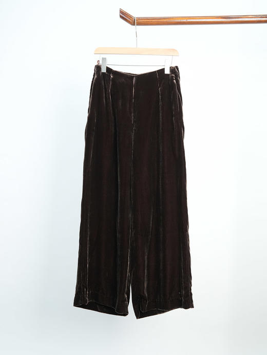 X&F258392K丝绒裤子。 商品图2