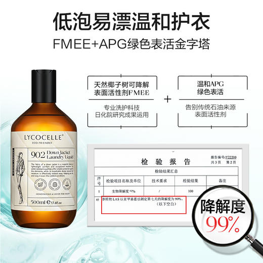 绽家羽绒服洗衣液 500ml/瓶 商品图2