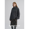 MAISON CECILE 秋冬羊毛混纺复古格纹显瘦高腰微一字/A字毛呢半裙 商品缩略图1