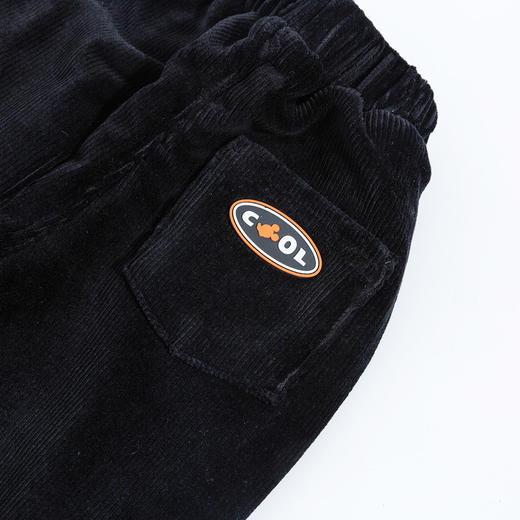 迪士尼男童黑色冬季加绒长裤 商品图8