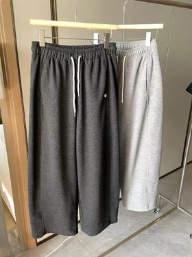 D120833慵懒舒适休闲风加绒九分羊绒气球裤女士阔腿裤