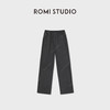 ROMI STUDIO“轻盈松弛”0.3鞣制超薄哑光羔羊弹力皮裤RWDSXU1794 商品缩略图0