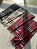 bbr水波纹格子围巾羊绒围巾 商品缩略图0