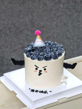 蓝莓肌肉人蛋糕