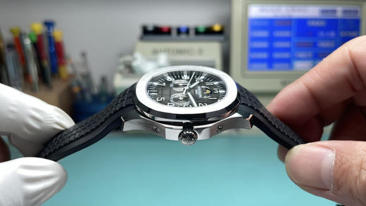 PPF factory ，高版本2026新款➕百达翡丽Aquanaut系列推出首款新增便捷实用的复杂功能腕表 5261-001 笑脸雷王➕男女适配，腕表⌚️尺寸39.9mm，正品原版开模，做工精良❕❕ 商品图5