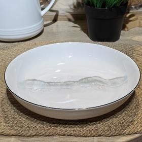 天顺远山观雪8英寸富贵碗20.3cm