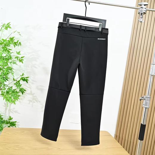 D120829新款2025冬季户外运动休闲加绒软壳冲锋裤男款 商品图4