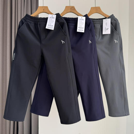 专柜订单哈吉斯中大童加绒休闲裤卫裤1208 商品图0