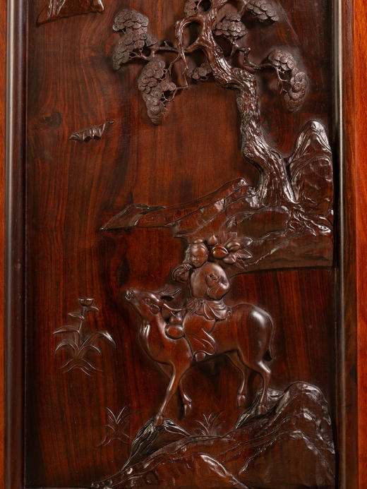 二十世纪	红木福禄寿挂屏 商品图2