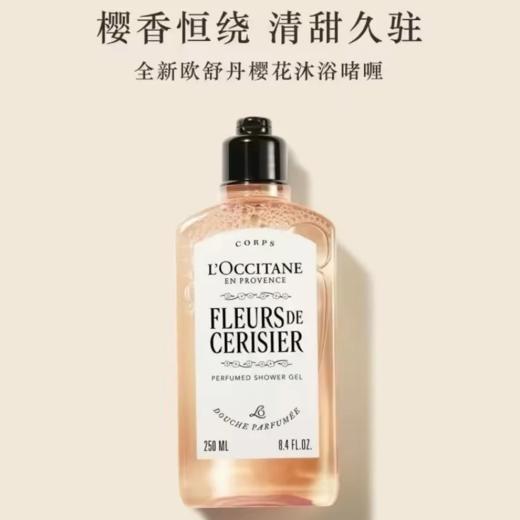 【叮咚~是幸福来敲门啦】全新版L'OCCITANE欧舒丹樱花洗护系列身体乳250ml沐浴露250ml 商品图4