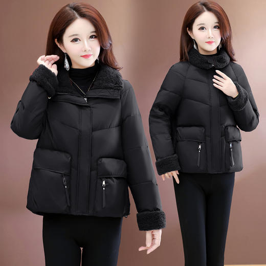 QYM YH833穿搭羽绒服时尚宽松显高显瘦休闲风白鸭绒外套 商品图0