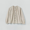 TOAST Gathered Neck Mini Stripe Shirt 女装条纹长袖衬衫 商品缩略图0